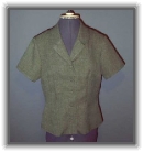GreenBlouse * Green Button Down Blouse